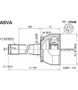 ASVA - TY15A48 - Шрус наружный 24x59x30