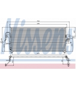 NISSENS - 94361 - Конденсатор кондиционера 94361