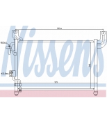 NISSENS - 94729 - Конденсатор  кондиционер