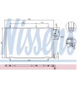 NISSENS - 94855 - Конденсатор кондиционера 94855