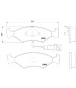 PAGID - T4019 - Комплект тормозных колодок, диско