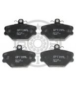 OPTIMAL - 9614 - 9614 тормозные колодки диск пер. tipo (160) optimal