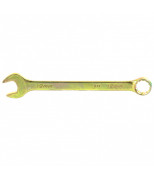 СИБРТЕХ 14983 Ключ комбинированный, 19 мм, желтый цинк. СИБРТЕХ
