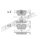 TRUSTING - 9780 - К-т дисков. тормоз. колодок bmw 1 f20 2010-, 3 f30