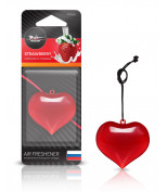 AIRLINE AFSE001 Ароматизатор подвесной пластик Сердце клубника со сливками (AFSE001)