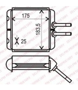 DELPHI - TSP0525532 - Теплообменник DAEWOO Lanos, Nubira