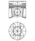 KOLBENSCHMIDT - 99469600 - Поршнекомплект Renault G9T710 D 87.01 STD (без канала для охлаждения) (82 00 143 601) KS