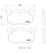 PAGID - T9049 - комплект колодок дисковых