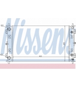 NISSENS 60981A 60981A Радиатор охлаждения двигателя