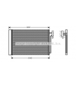 AVA - AUA5182 - Радиатор кондиционера LAND ROVER RANGE ROVER III 4