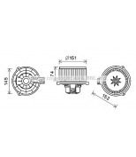 AVA - KA8258 - Моторчик отопителя