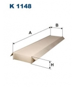 FILTRON - K1148 - Фильтр салона K 1148