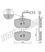 FRITECH - 0185 - Колодки тормозные дисковые передние RANGE ROVER