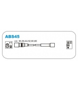 JANMOR - ABS45 - Комплект проводов зажигания AUDI: 100 90-94, 100 Avant 90-94, 80 91-94, 80 Avant 91-96, COUPE 88-96