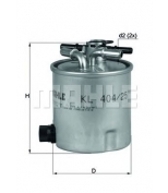 KNECHT/MAHLE - KL40425 - Фильтр топливный RENAULT LOGANSANDERO 1.5D 05-