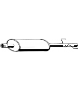 ASMET - 04090 - Глушитель выхлопных газов средн.vw lt 28-35 ii  28-46 ii 2.5tdi/2.8tdi