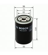 BOSCH - 0451103313 - Фильтр масляный Vag a80/a4/a6/superb/passat b5 all 6cyl 2.4...3.0l