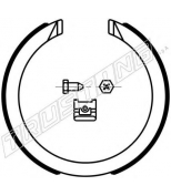 TRUSTING - 040163K - К-т бараб. тормоз. колодок