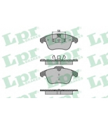 LPR - 05P1480 - Колодки тормозные CITROEN C4 PICASSO/DS4/PEUGEOT 5008 1.6-2.0 06- передние