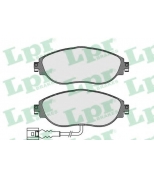 LPR - 05P1734 - Колодки тормозные дисковые