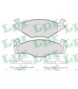 LPR 05P224 Комплект тормозных колодок, дисковый тормозной мех