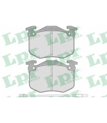LPR - 05P228 - Колодки торм. дисковые
