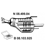 EBERSPACHER - 0849984 - Глушитель ASTRA G 1.8/2.0