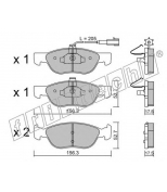 FRITECH - 0840 - Колодки тормозные дисковые передние FIAT BRAVA, BRAVO 1.8