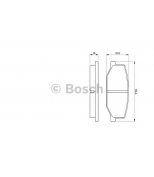 BOSCH - 0986460935 - Тормозные колодки 0986460935