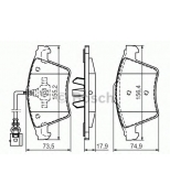 BOSCH - 0986494107 - Тормозные Колодки 0986494107