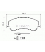 BOSCH - 0986494170 - Тормозные колодки передние 0986494170