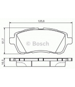 BOSCH - 0986495108 - Колодки тормозные дисковые передние Premium 2