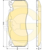 GIRLING - 6118029 - Колодки тормозные дисковые, комплект BMW 3 (E90) 3