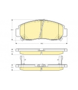 GIRLING - 6132689 - Колодки тормозные перед. HONDA Civic VII(FD)/FR-V 05->