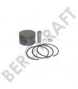 BERGKRAFT BK1129011AS Поршнекомплект компрессора D=90mm 0.75 (кольца 2.5x2.5x4.0mm) MB/MAN