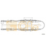 COFLE - 10591 - Трос тормоза ручного  Opel Kadett 1.6-1.7D 84  COFLE 10.591