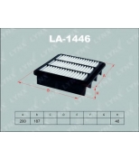 LYNX - LA1446 - Фильтр воздушный HYUNDAI Elantra 1.6 06 /i30 1.4-2.0D 07 , KIA Ceed 1.4-2.0D 06