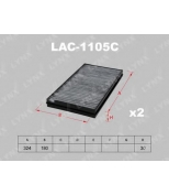 LYNX - LAC1105C - Фильтр салонный угольный (комплект 2 шт.) BMW 5(E60/E61) 03 /6(E63/E64) 04