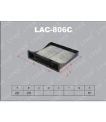 LYNX - LAC806C - Фильтр салонный угольный SUBARU Forester 08 /Impreza 07