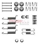 METZGER - 1050016 - Ремкомплект колодок ручника