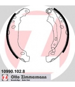 ZIMMERMANN - 109901028 - Колодки тормозные барабанные Peugeot