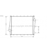 AVA - VL4022 - Интеркулер системы охлождения 885x915x63 Volvo FH (ШИРОКИЙ)