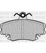 BORG & BECK - BBP1386 - Колодки тормозные (BBP1386)