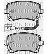 BORG & BECK - BBP1939 - Колодки тормозные (BBP1939)
