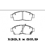 FTE - BL1353A2 - Колодки тормозные передние к-кт TOYOTA CAMRY/CARINA E/CELICA..