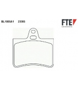 FTE - BL1805A1 - Колодки тормозные задние дисковые к-кт СITROEN C-5 (2001>) 1,6L--3,0