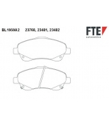 FTE - BL1959A2 - КОЛОДКИ ТОРМ ДИСК