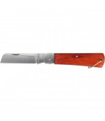 SPARTA 78998 Нож складной, 200 мм, прямое лезвие, деревянная ручка. SPARTA