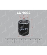 LYNX - LC1002 - Фильтр масляный AUDI 80 2.6-2.8  94/A4 2.4-2.8 97-00/2.4-3.0 00-04/A6 2.4-3.0 94-05/A8 2.8  02/3.0 03-10, VW Passat 2.8 96-00