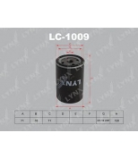 LYNX - LC1009 - Фильтр масляный AUDI 80 1.3-2.3  94/100 1.6-2.3  90, SEAT Ibiza 1.2-1.7  93, VW Golf 1.0-2.0  97